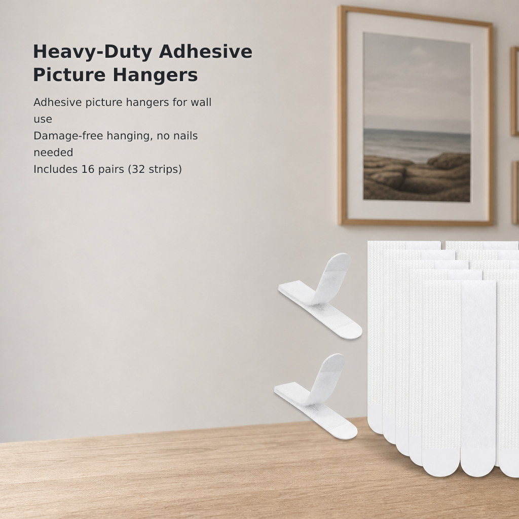 Heavy-Duty Adhesive Picture Hangers